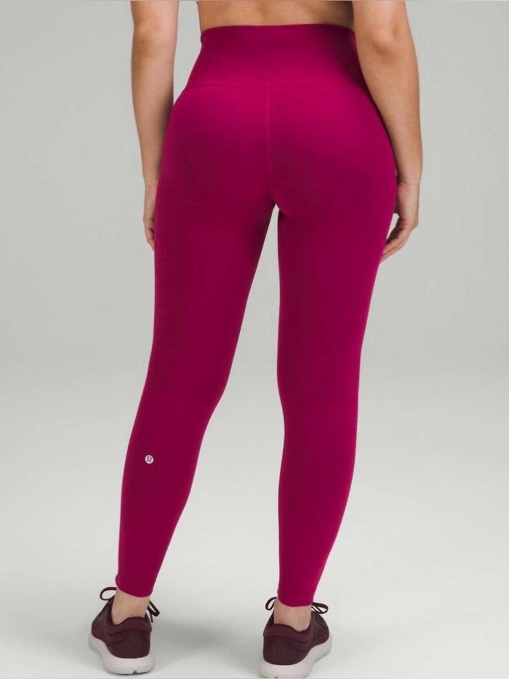 Lululemon Pomegranate Wunder Train High-Rise Leggings